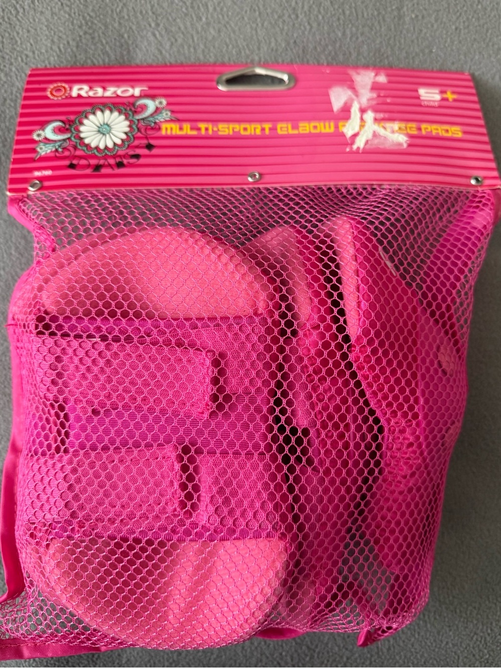 Razor Hot Pink Protective Elbow and Knee Pad Set